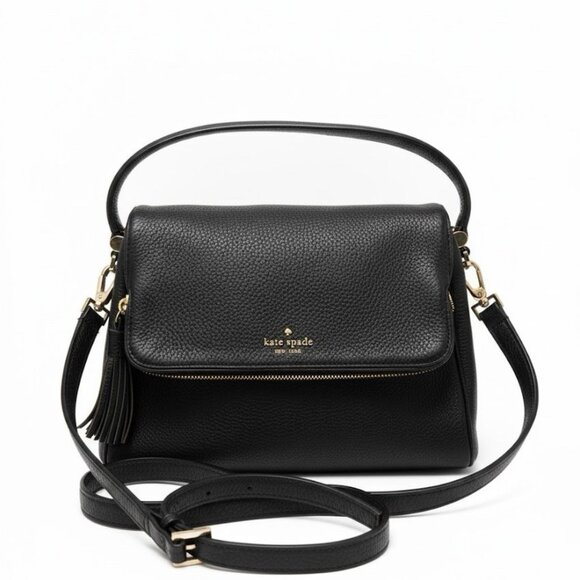 Kate Spade Handbags - KATE SPADE Chester Street Miri Black Leather Crossbody / Shoulder Bag
